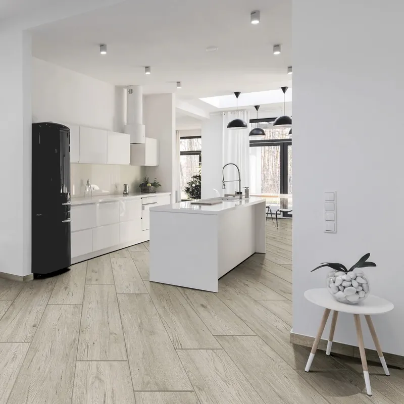 Aanbieding Piastrella in gres porcellanato Sierra legno grigia 20x122 cm 1,22 m²