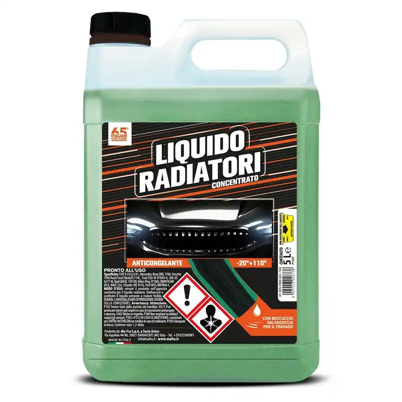 Liquido radiatore anticongelante con versatore 5 l Op = Op