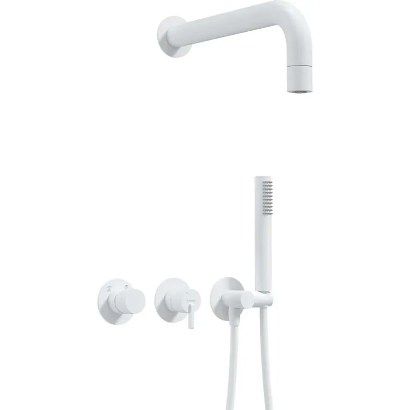 Beste Prijs Set doccia incasso Idrostile Limonar con soffione 42 mm bianco