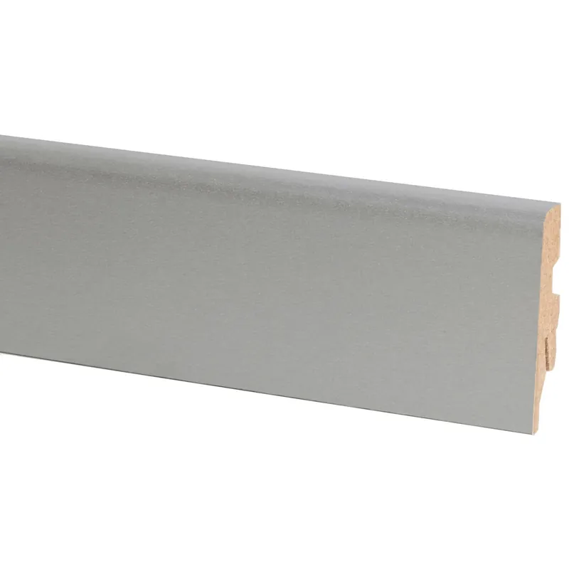 Battiscopa in legno argento H 6 cm Fabrieksprijs