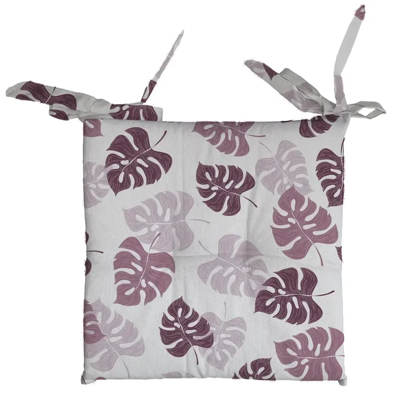 Cuscino per sedia Foglia rosa 40x40 cm Nu Kopen