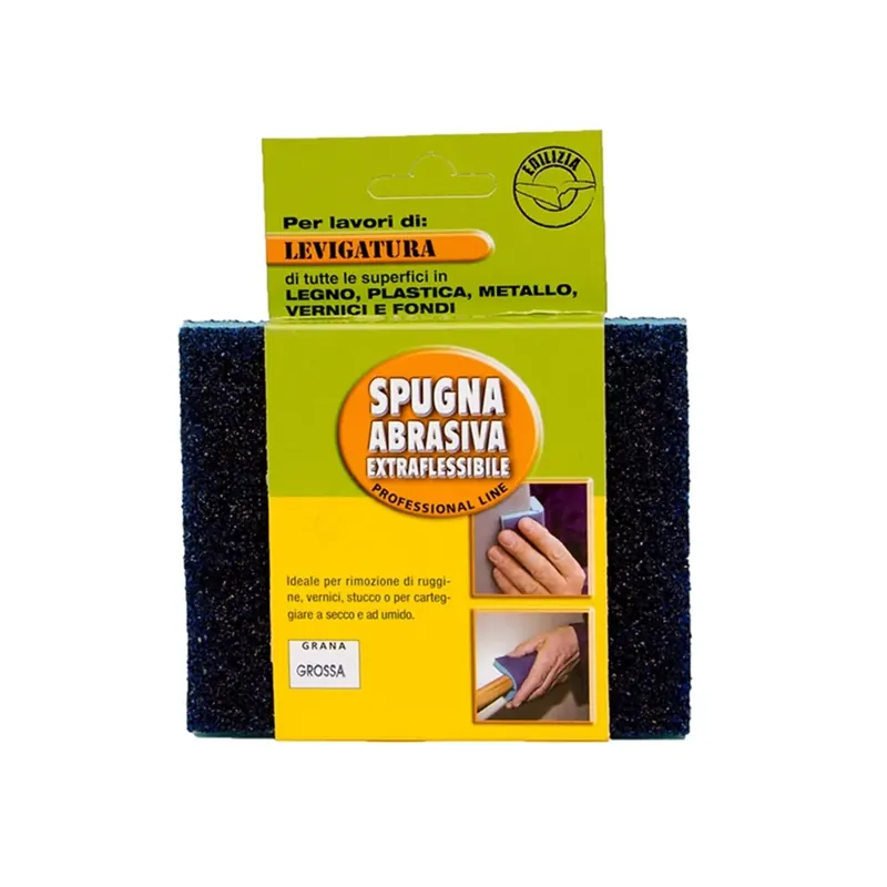 Spugna abrasiva grana grossa blu Hoge Kwaliteit