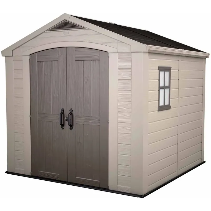 Favoriet Casetta da giardino Keter in resina Factor sp. 16 mm beige 4,67 m²