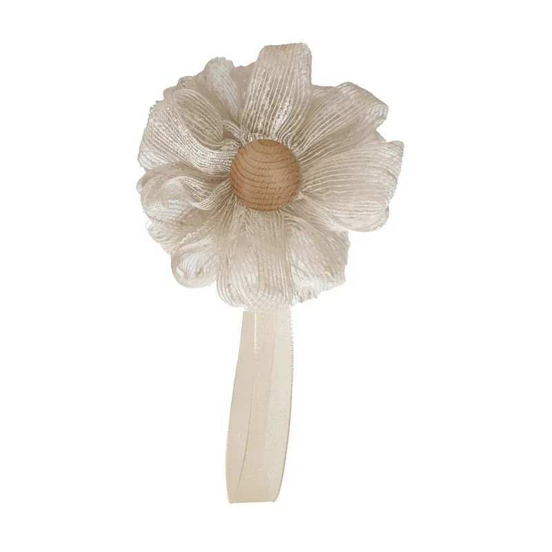 Fermatende calamita fiore veletta beige 9x9x18 cm Beperkt Aanbod