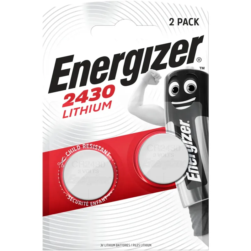 Batterie a bottone Energizer LITIO CR 2430 2 pz Nu Kopen
