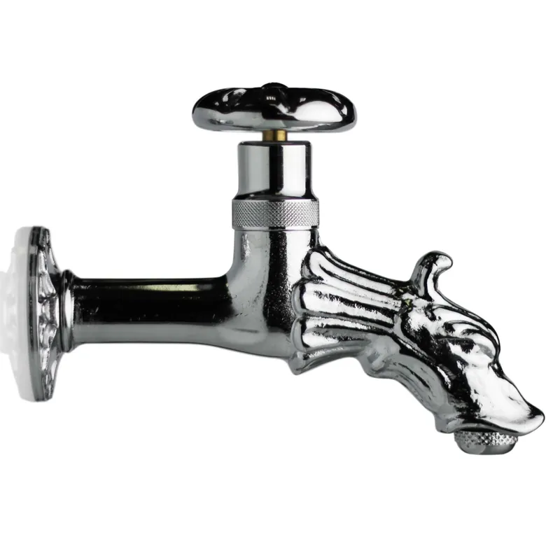 Rubinetto da esterno ornamentale in ottone cromato R3/C Ø 13 mm Favoriet