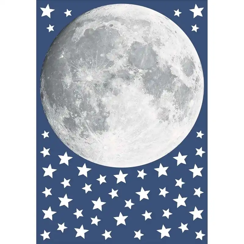 Rechtstreeks Van De Fabrikant Decorazione adesiva per parete glow moon 47x65 cm