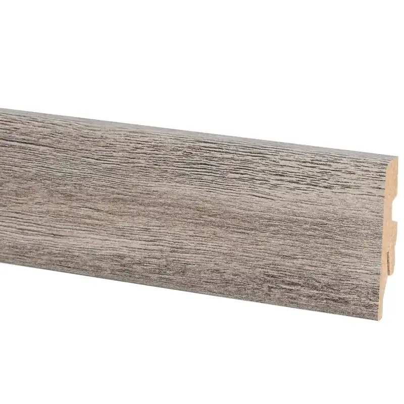 Laatste Versie Battiscopa in legno pino pellicolato H 6 cm