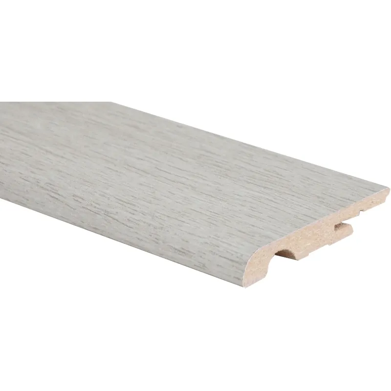 Battiscopa in MDF rivestito rovere-grigio H 6,5 cm Bestseller