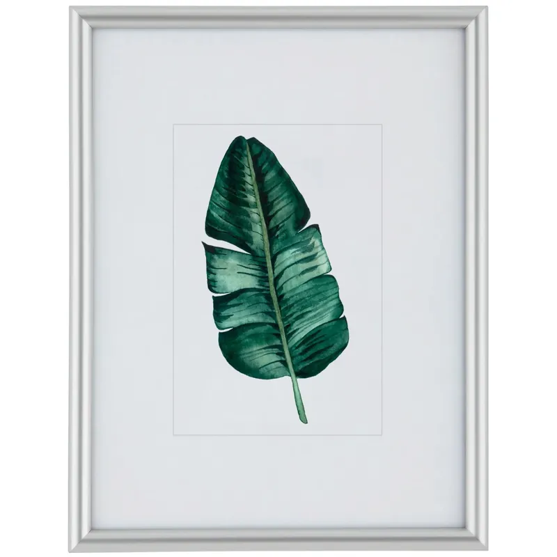 Populair Cornice foto in plastica 18x24 cm argento