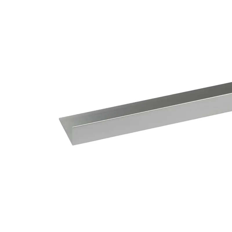 Profilo angolare a L 2 m 20x10 mm argento brillante Beperkte Voorraad