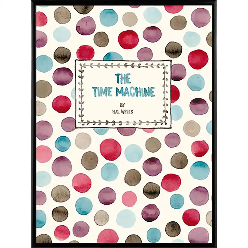 Stampa incorniciata immagine Time Machine 20x25 cm Meest Verkocht