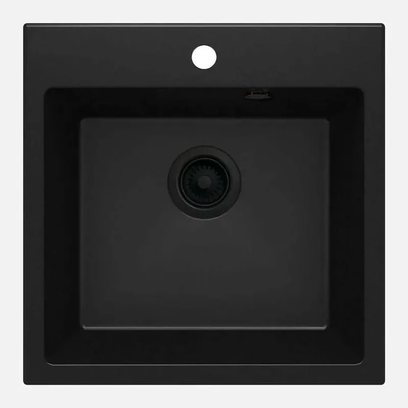 Hete Deal Lavello 1 vasca Idrostile Banes 500x216 mm nero