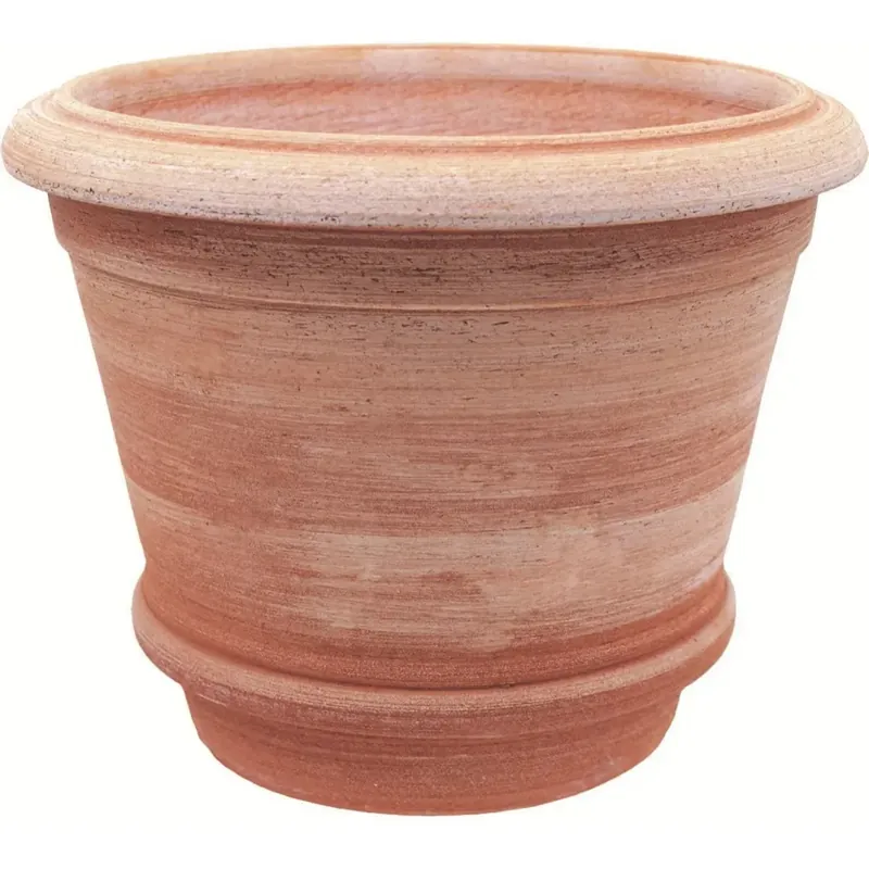 Vaso rotondo Firenze in terracotta 30 cm Goedkoop