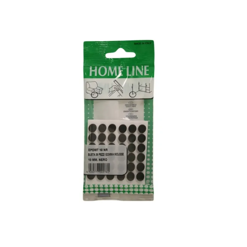 Gomma mousse 10 x 3 mm nero busta da 36 pezzi Must-Have