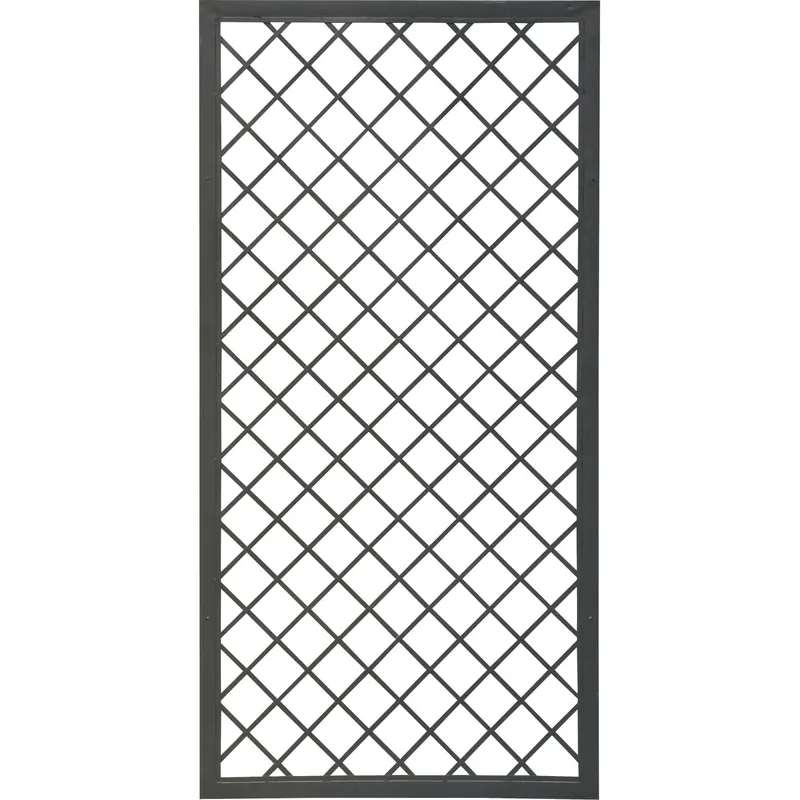 Populair Traliccio fisso con cornice in metallo 1,8x0,9 m antracite