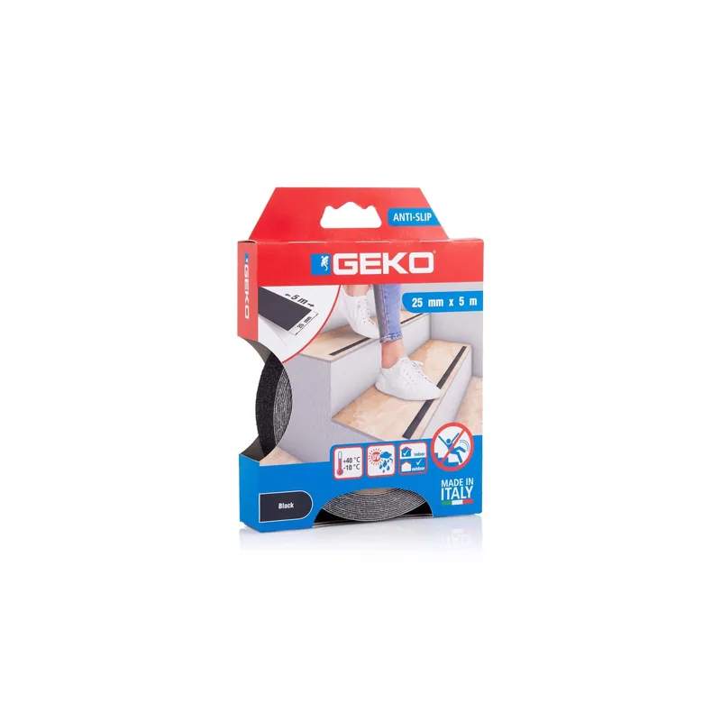 Laatste Kans Nastro adesivo antiscivolo 25 mm x 5 m nero