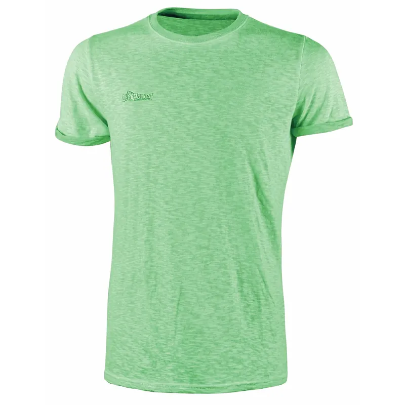 T-shirt da lavoro slim fit verde tg. XL Hete Deal