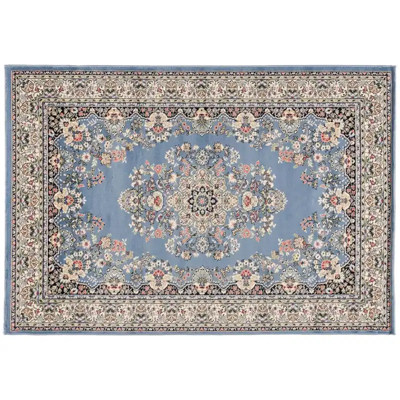Tappeto Izmir azzurro disegno classico 160 x 230 cm Voordeelprijs