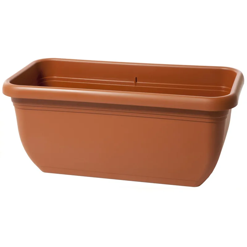 Fioriera da esterno Unica Maxi in plastica terracotta 80x40x34 cm Alleen Vandaag