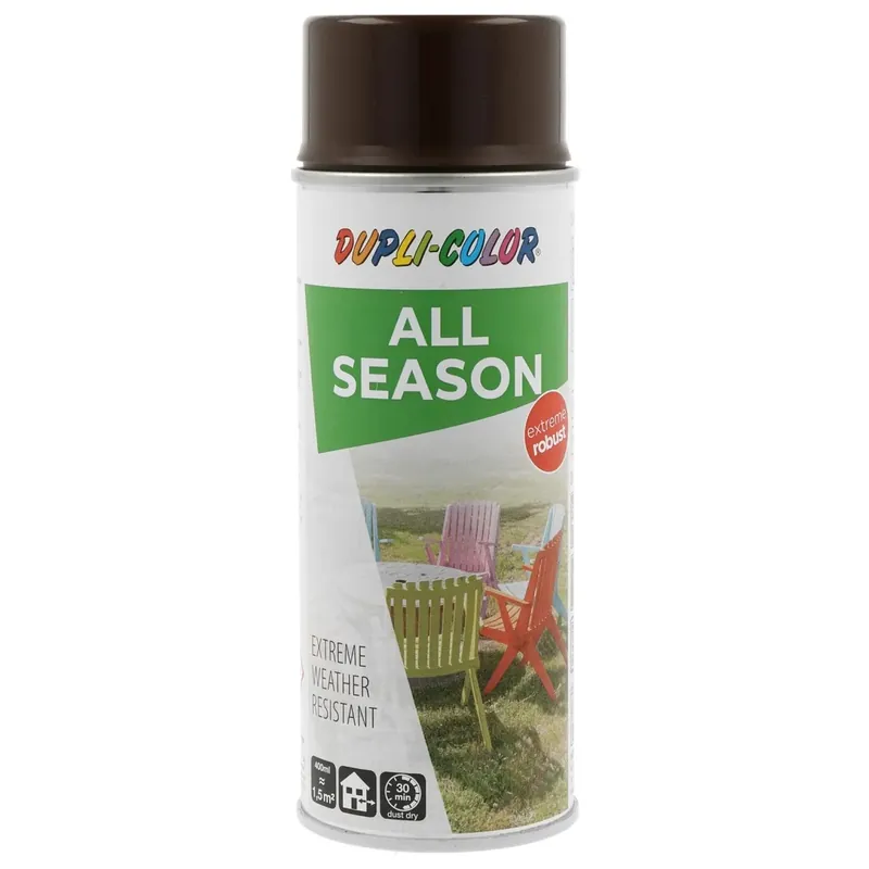 Vernice spray All Season 400 ml marrone cioccolato RAL 8017 Hoge Kwaliteit