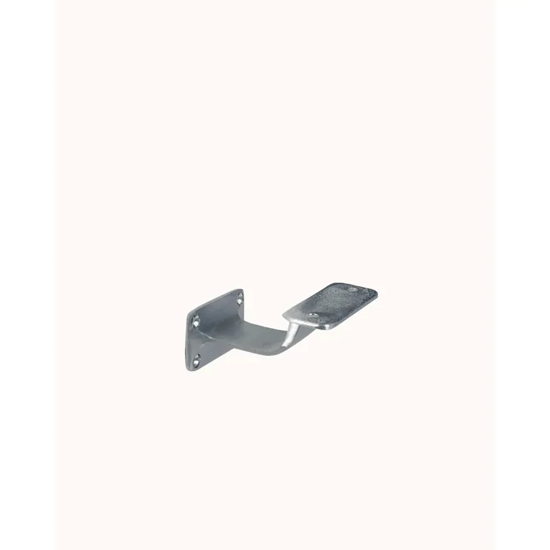 Supporto squadrato corrimano base piana in ottone lucido Koop Vandaag