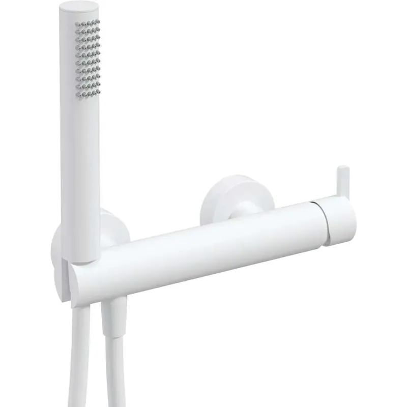 Uitverkoop Miscelatore doccia Idrostile Limonar con set bianco