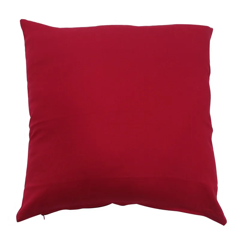 Hete Deal Fodera per cuscino tinta unita rosso scuro 50x50 cm