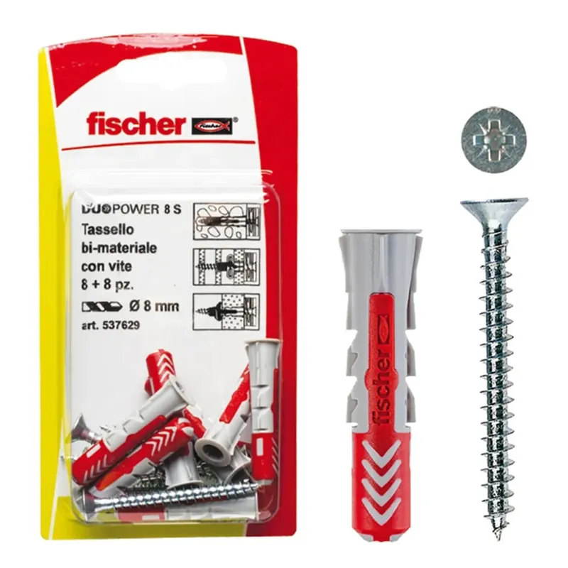 Tassello universale Fischer Duopower Ø 6 mm 12 pz Gereduceerde Prijs