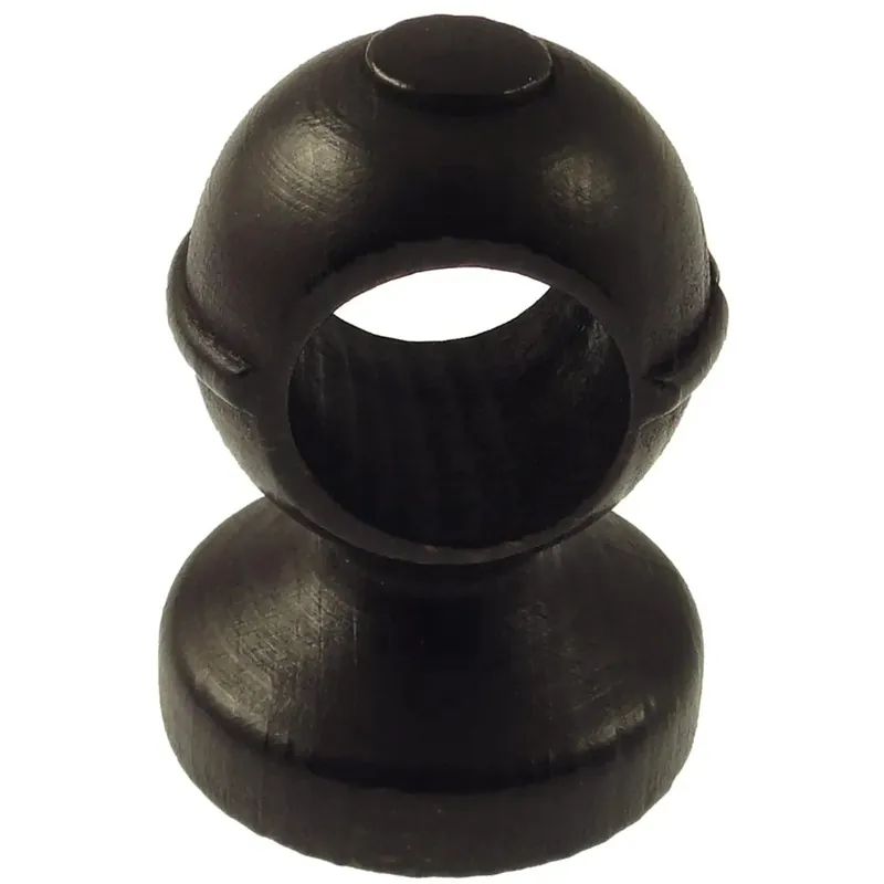 Favoriet Supporto bastone tenda monoblocco chiuso wengè Ø 28 mm