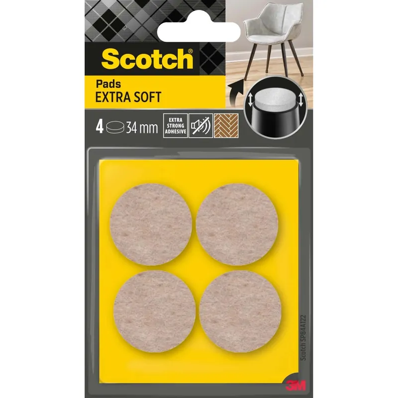 Weekendaanbieding Feltrini adesivi Scotch® extra soffici beige Ø 34 mm