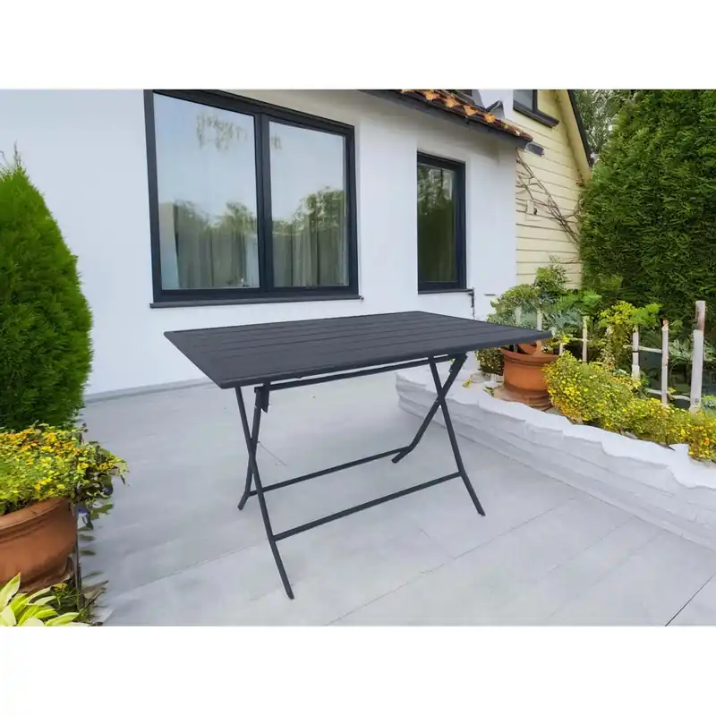 Tavolo da giardino Toconao pieghevole in acciaio 110x70xH70 cm Laatste Kans