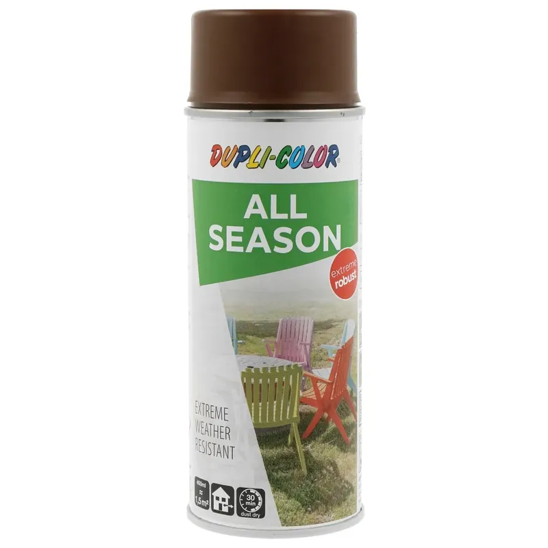 Vernice spray All Season 400 ml marrone noce RAL 8011 Meest Verkocht