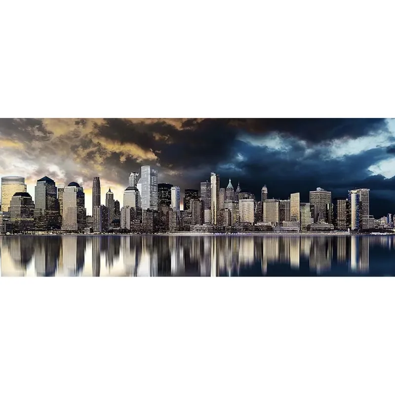 Beperkte Voorraad Canvas stampato immagine di Manhattan formato 45x140 cm