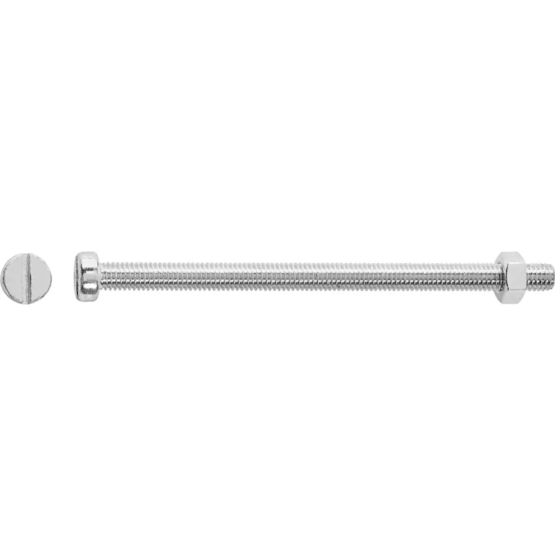 Gratis Retour LUX-TOOLS Vite filettata LUX-TOOLS testa cilindrica zincata a taglio M6 x 100 mm