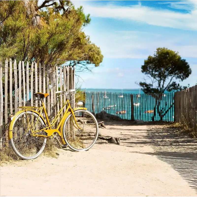 Stampa su vetro Bici 30x30 cm Hoge Kwaliteit