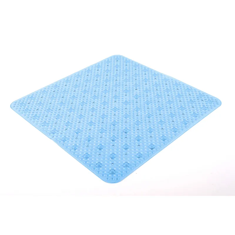 Beperkt Aanbod Tappeto antiscivolo doccia Solid azzurro trasparente