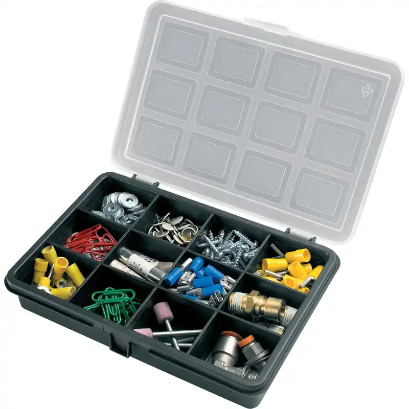Porta minuteria con 12 scomparti 18x12,8x3,2 cm Beperkte Voorraad