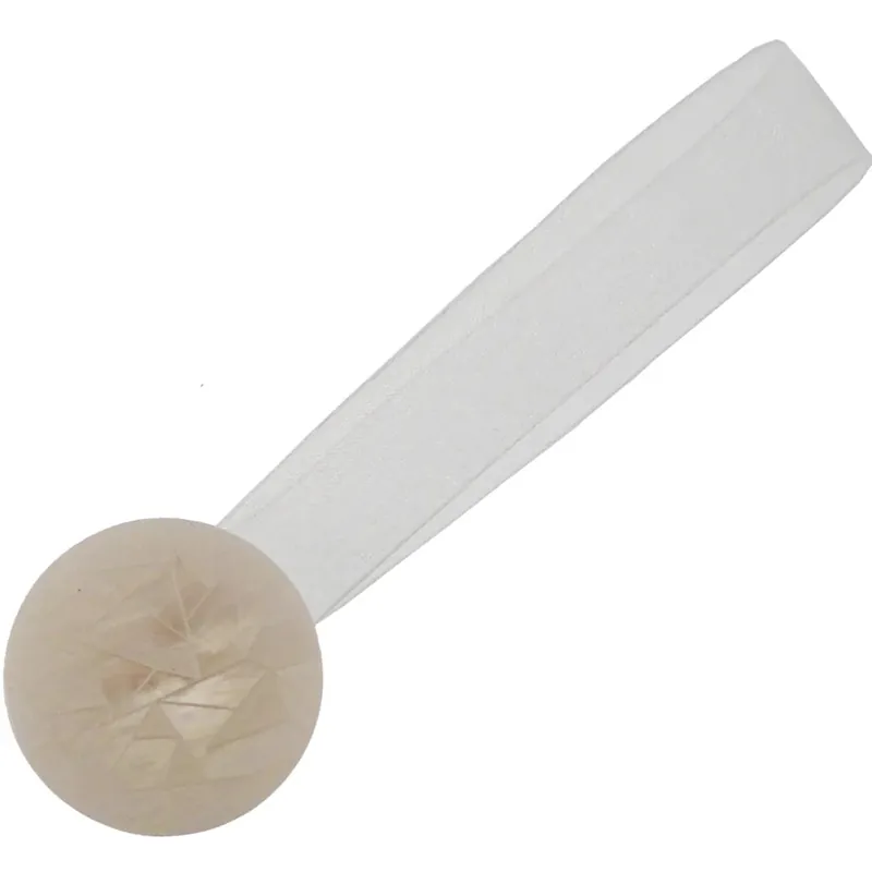 Populair Fermatende calamita Diamond in plastica bianco 2 pz