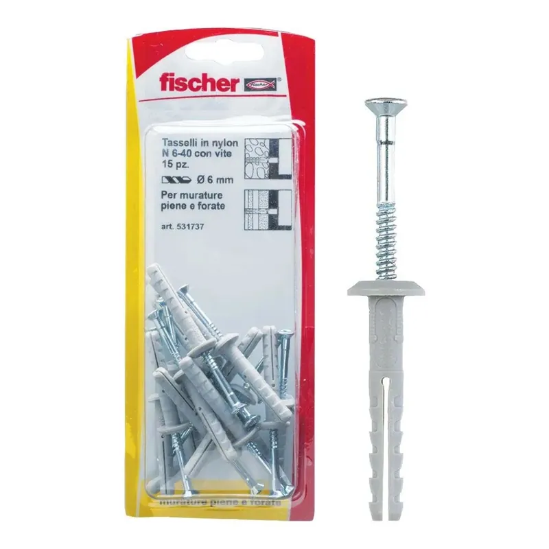 Nu Kopen Tassello a percussione in nylon Fischer N Ø 6 mm