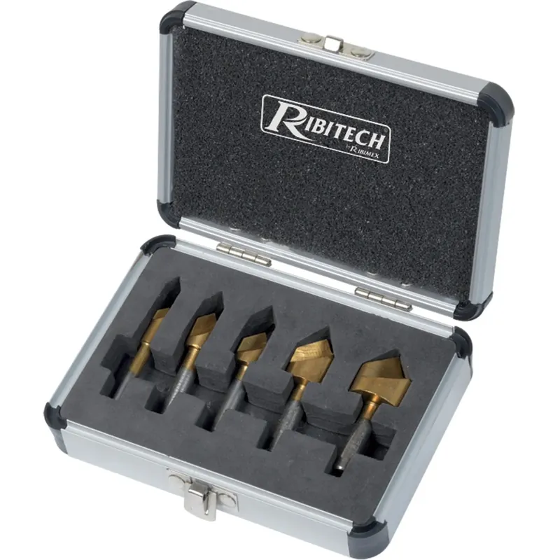 Set di 5 frese Ribimex per trapano Ø 6-10-13-16-19 mm Seizoensaanbieding