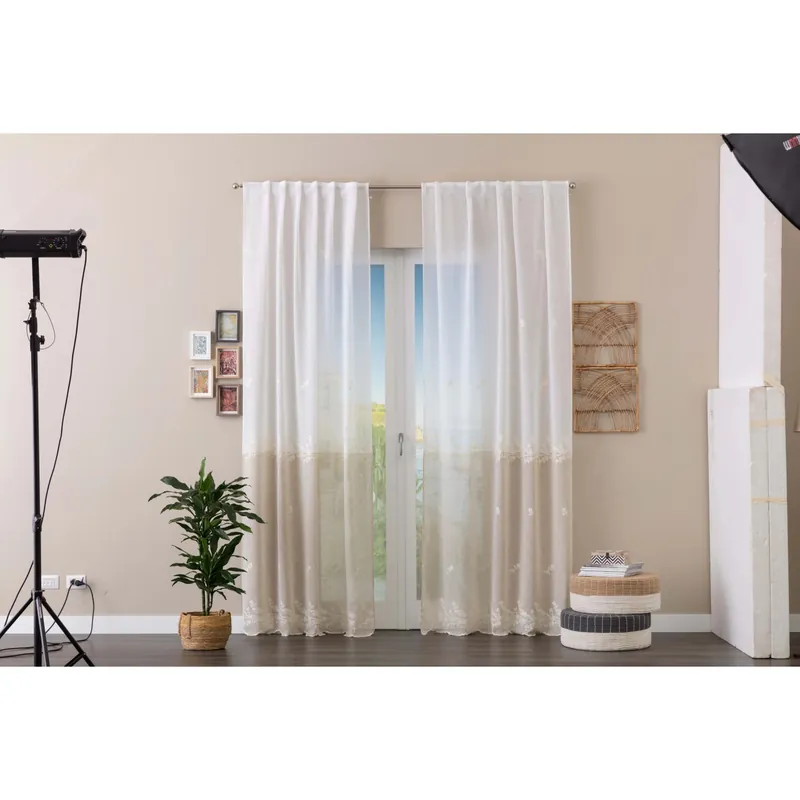 Tenda arredo beige Iride L 140 x H 280 cm beige Beste Prijs
