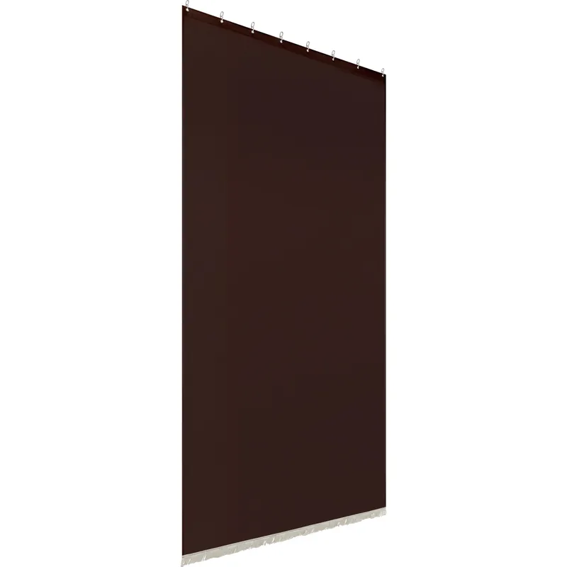 Tenda da sole a caduta verticale con anelli 145x300 cm marrone Lage Prijs