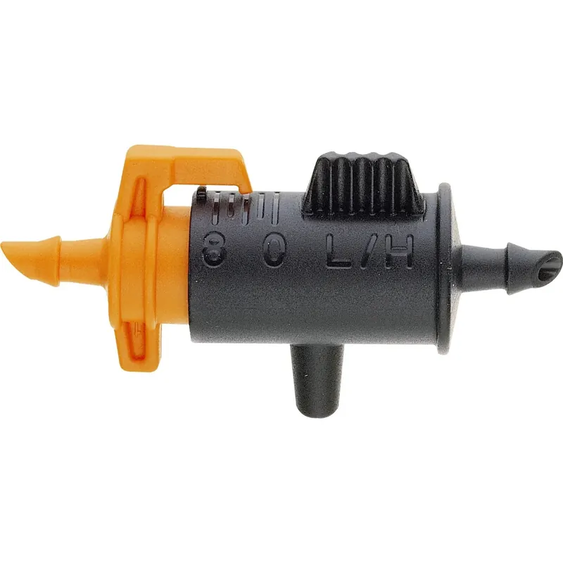 Actieprijs Gocciolatore regolabile G.F. "Barrel" Linea (da 0 a 8 l/h.) - 20 pz