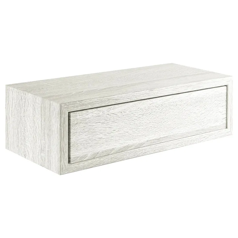 Mensola con cassetto Lego MDF 450x134x200 mm rovere sbaincato Laatste Versie