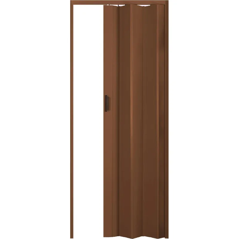 Hete Deal Porta a soffietto Monica in PVC 83x214 cm noce