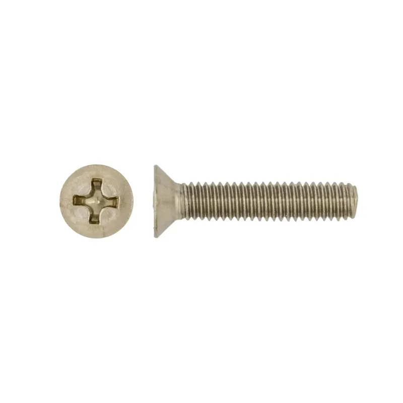 Shop Nu Vite per ferro testa piana svasata acciaio inox a-2 din 965 4x20 mm 15 pz