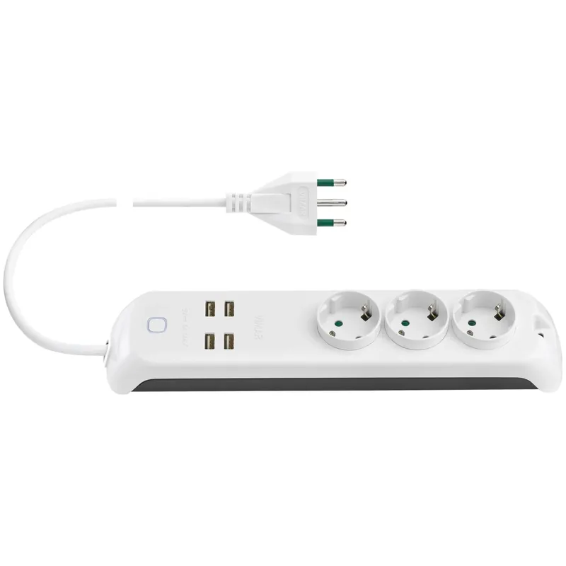 Betrouwbaar Presa multipla Vimar 16A 3 prese tedesca con 4 USB interruttore WiFi Smart Home
