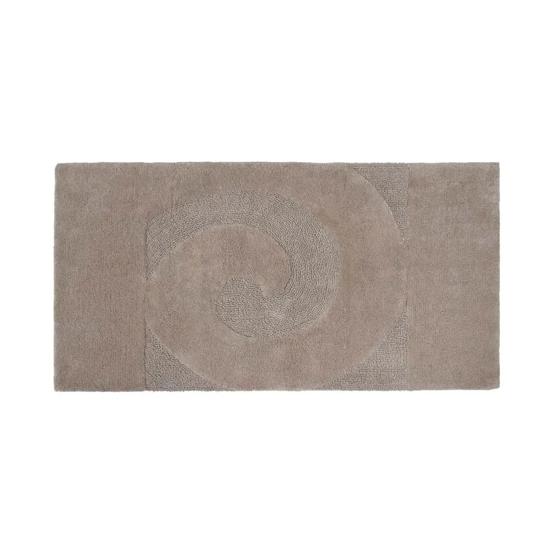 Laatste Kans Tappeto bagno rettangolare Elizabeth 55x90 cm tortora
