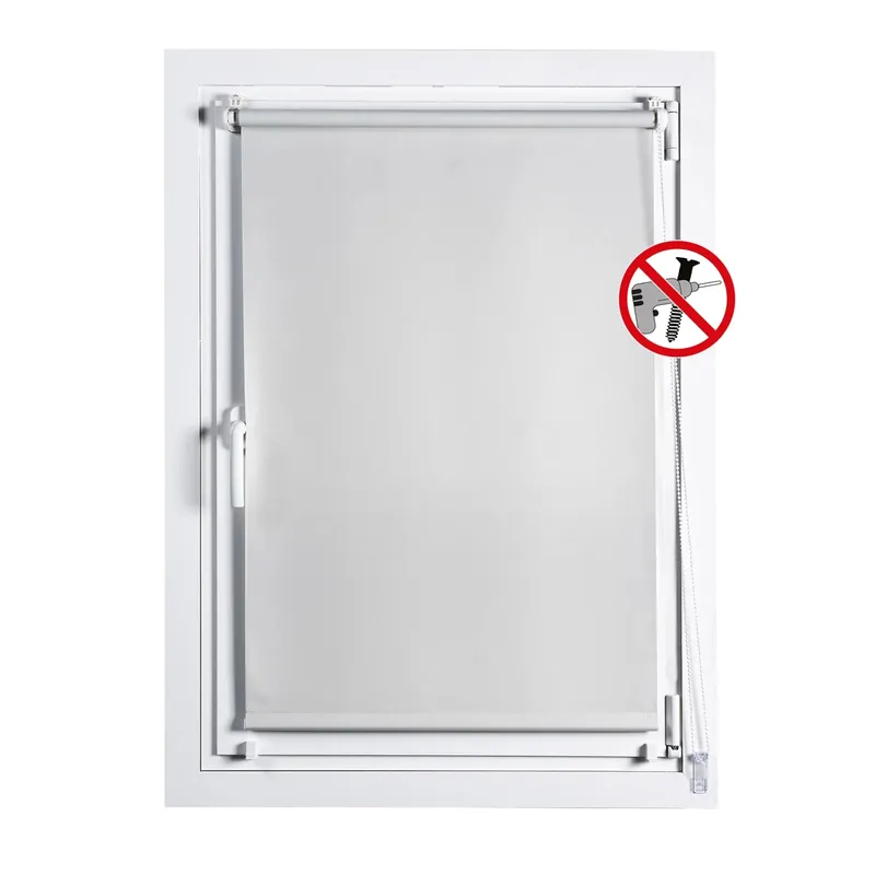 Snelle Levering Tenda Clip & Fix colore avorio 75x180 cm
